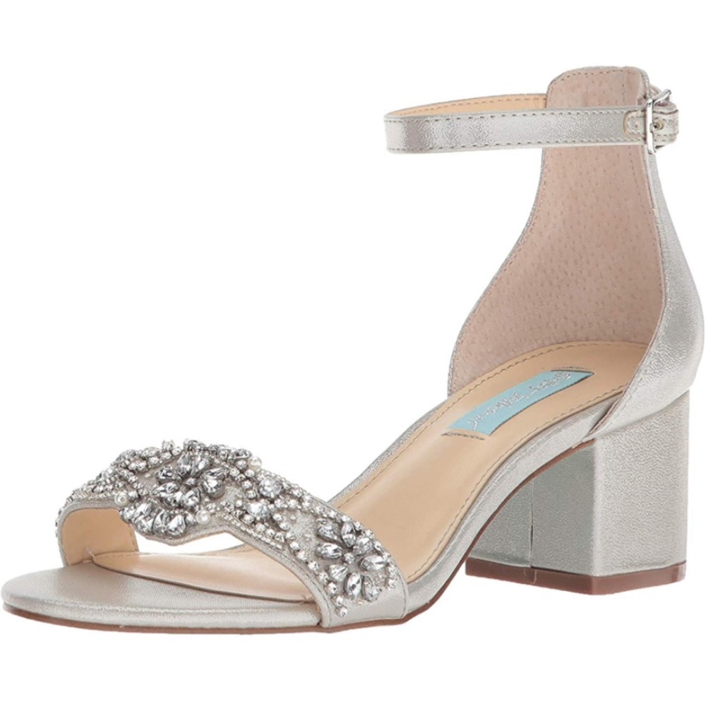 Betsey Johnson Women's Sb-Mel Heeled Sandal size 8.5